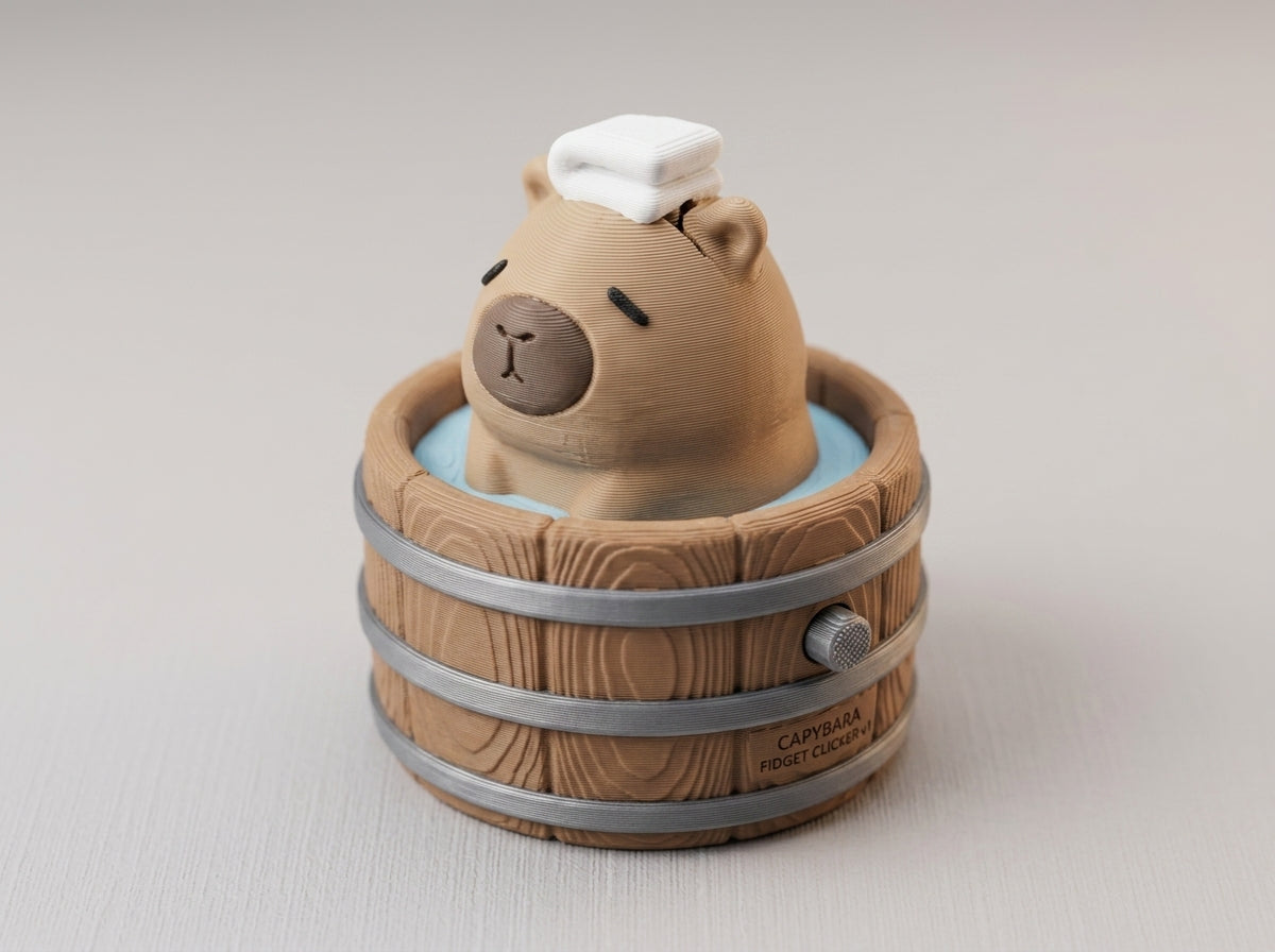 Capybara in Barrel Clicker