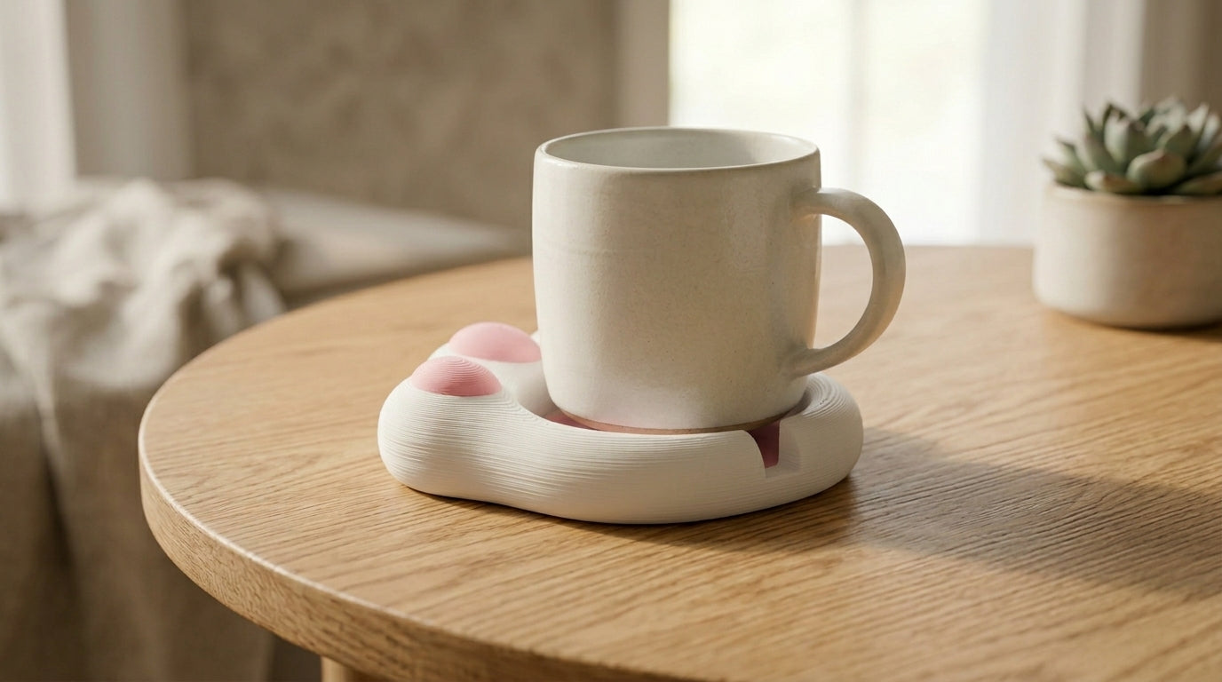 Paw Print Mug Coaster