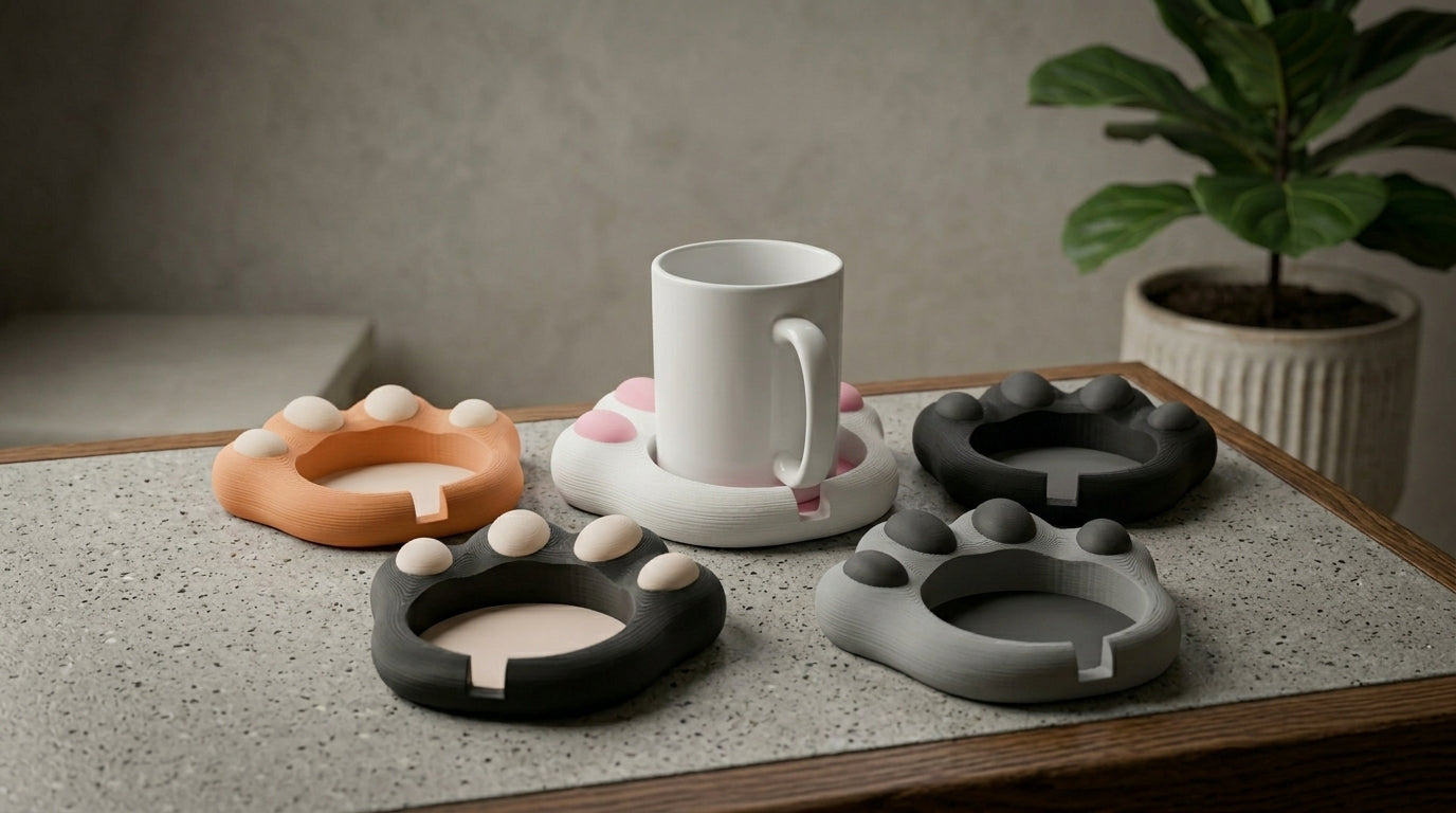 Paw Print Mug Coaster